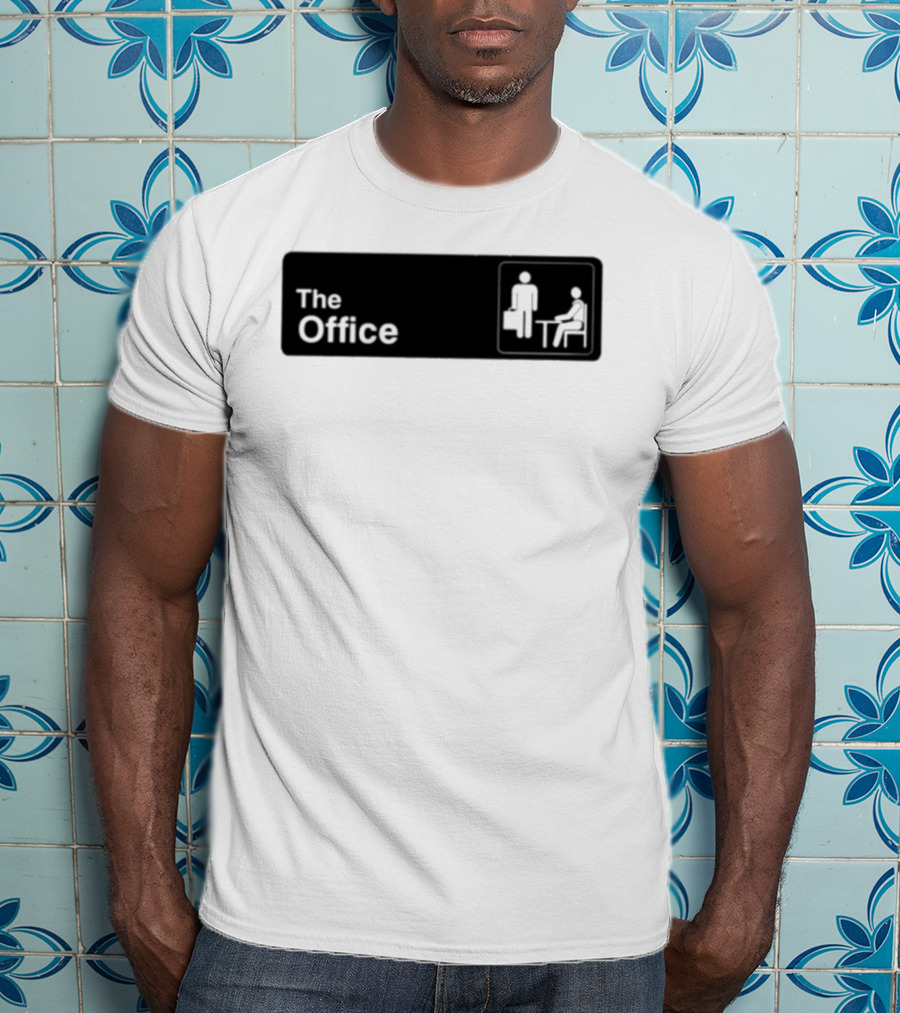 The Office TV Show Iconic Logo With Sitting And Standing Figures T-Shirt