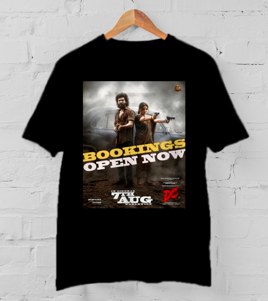 Bookings Open Now For DC In Cinema 7th Aug Worldwide T-Shirt