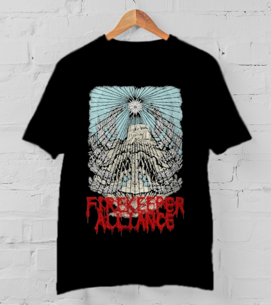 Fire Keeper Alliance Chief Mountain Thomas Hooper T-Shirt