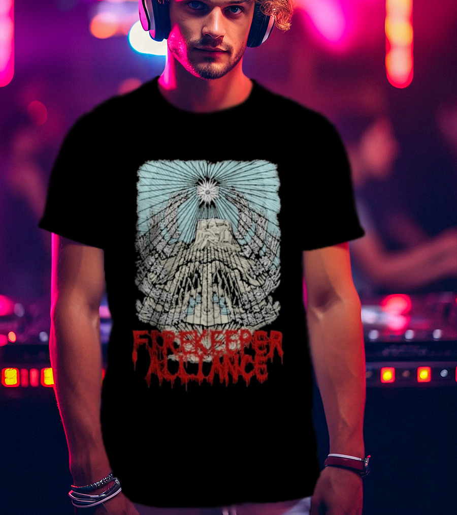 Fire Keeper Alliance Chief Mountain Thomas Hooper T-Shirt