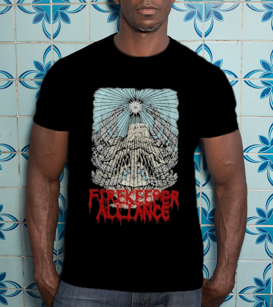 Fire Keeper Alliance Chief Mountain Thomas Hooper T-Shirt