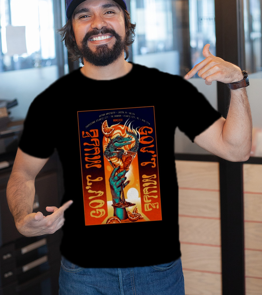 Gov't Mule August 7 Tropicana Showroom Atlantic City MMXXVI Alligator Cocktail T-Shirt