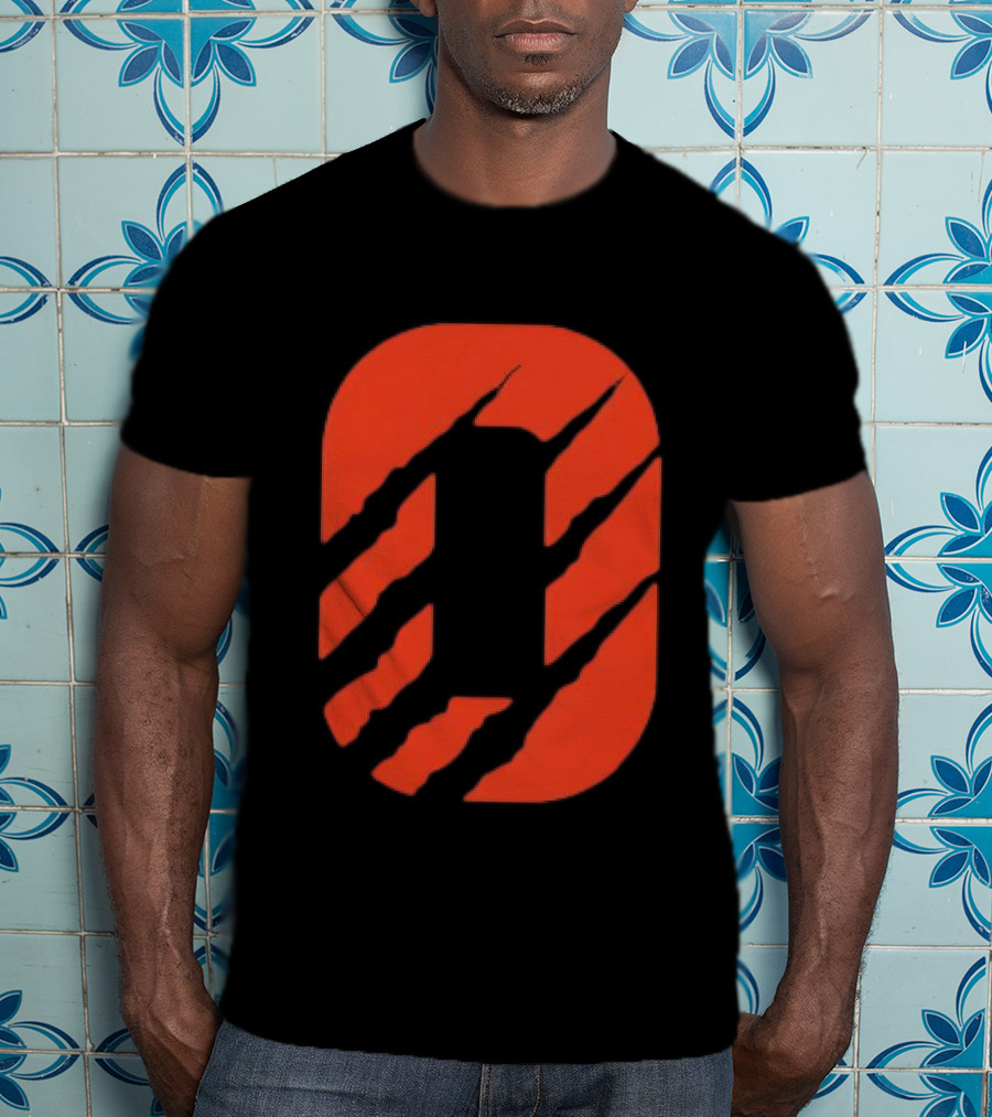 Cincinnati Bengals Clawed Stripes T-Shirt