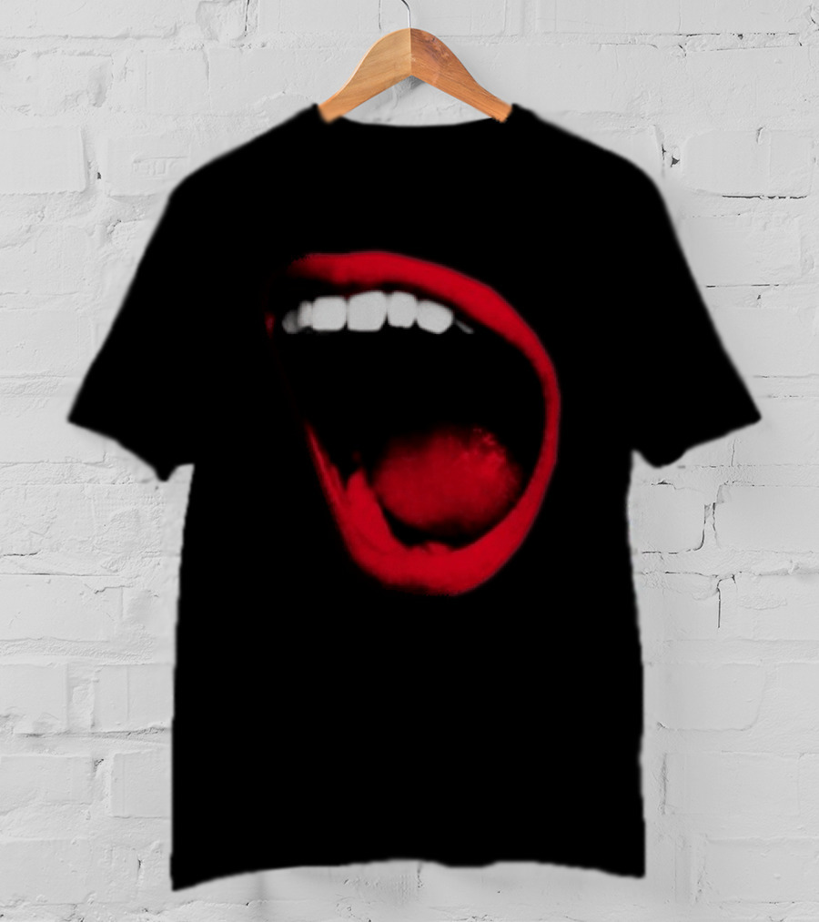 Benjamin Ingrosso Store Mouth European Tour Red Lips Open Mouth Image T-Shirt