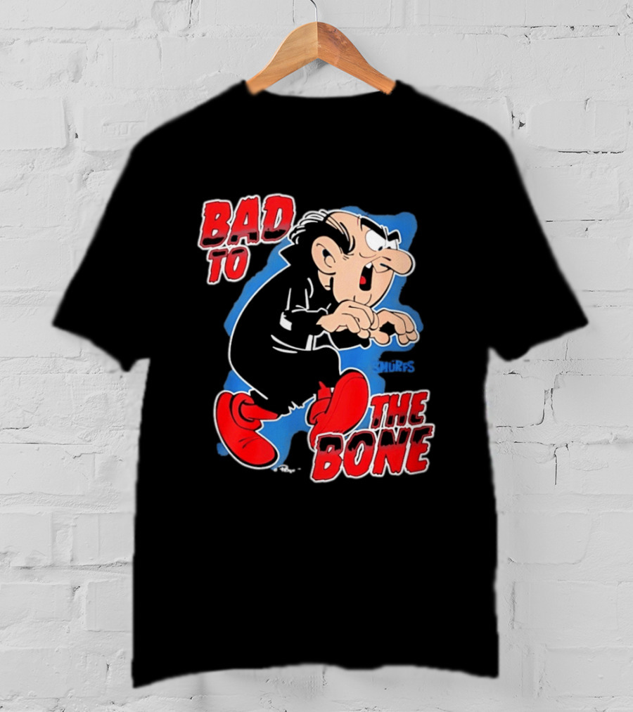 Gargamel Bad To The Bone Smurfs Cartoon Villain T-Shirt
