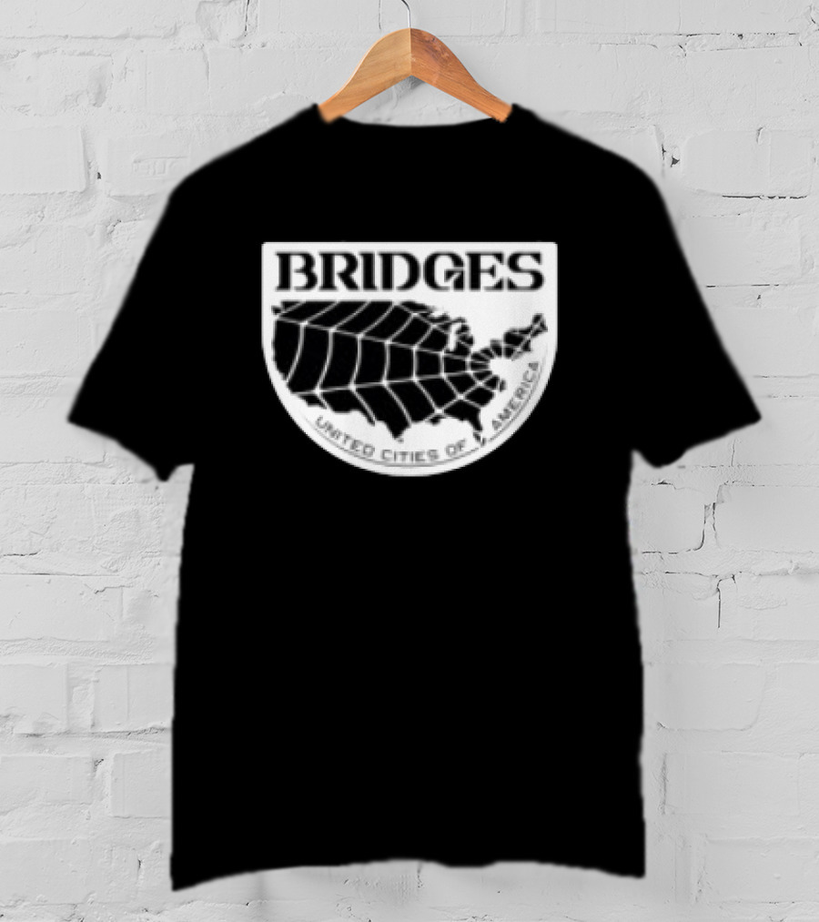 Brain Dead X Death Stranding Bridges United Cities Of America T-Shirt