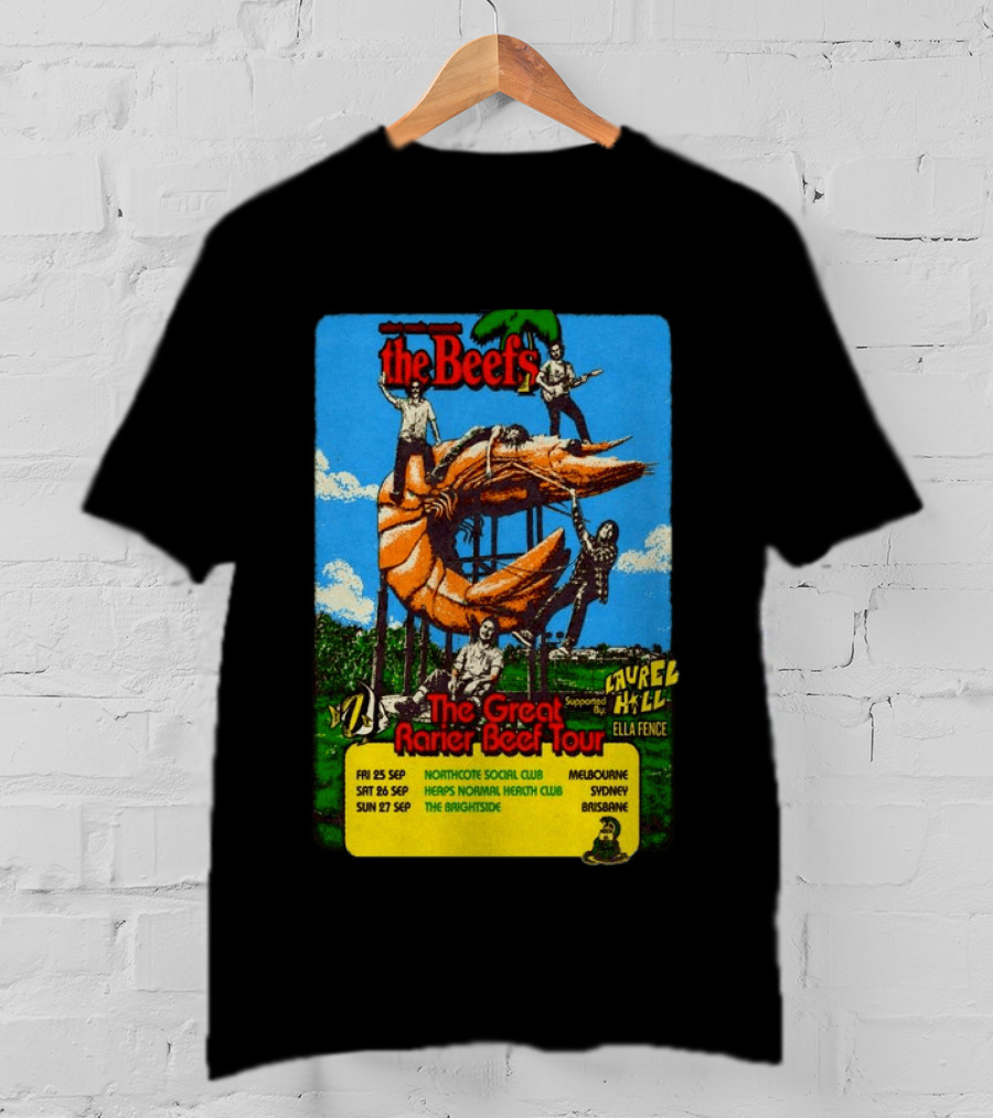 The Beefs 2026 The Great Rarier Beef Tour Melbourne Sydney Brisbane T-Shirt