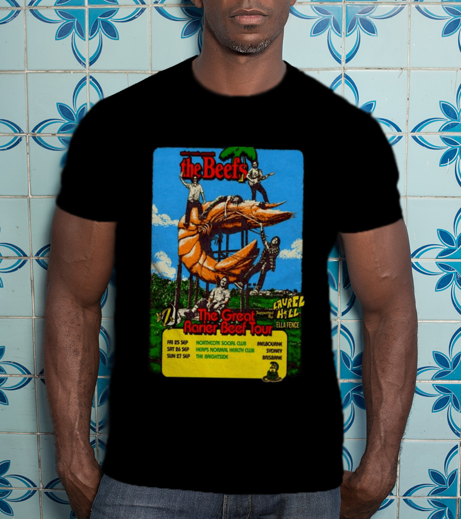 The Beefs 2026 The Great Rarier Beef Tour Melbourne Sydney Brisbane T-Shirt