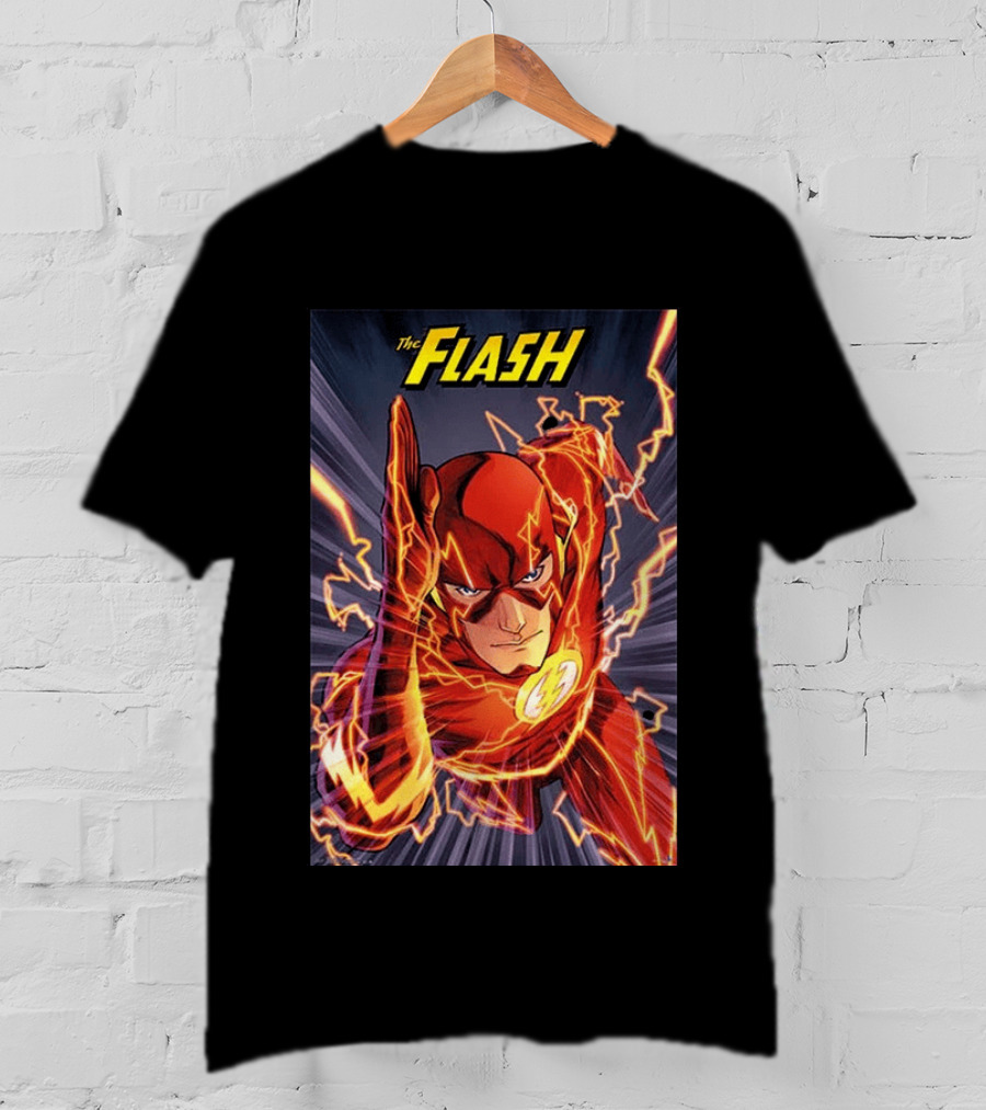 The Flash DC Comics Superhero Lightning Speedburst T-Shirt