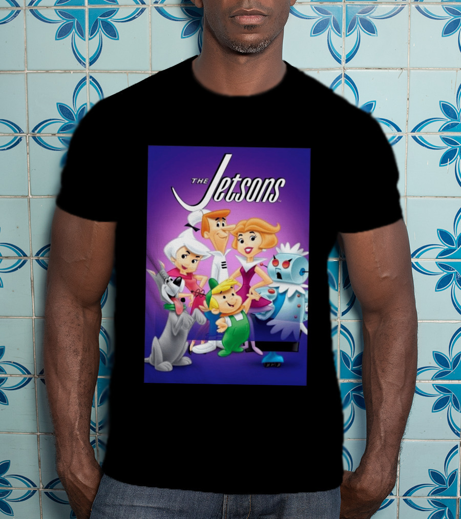 The Jetsons Family 2062 Animation Characters T-Shirt