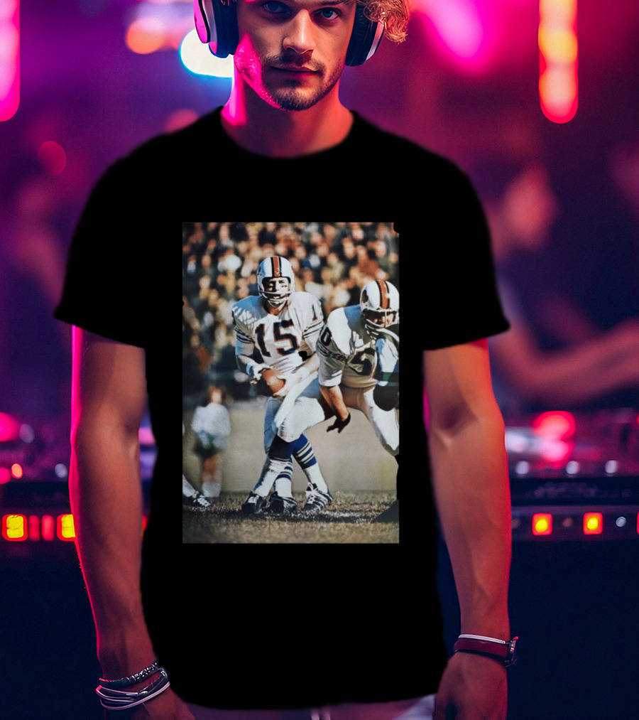 Buffalo Bills Jack Kemp 1968 AFL Football Action Renselaar T-Shirt
