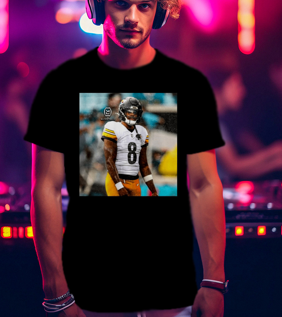 Lamar Jackson MLFootball 2026 Number 8 Football Player T-Shirt