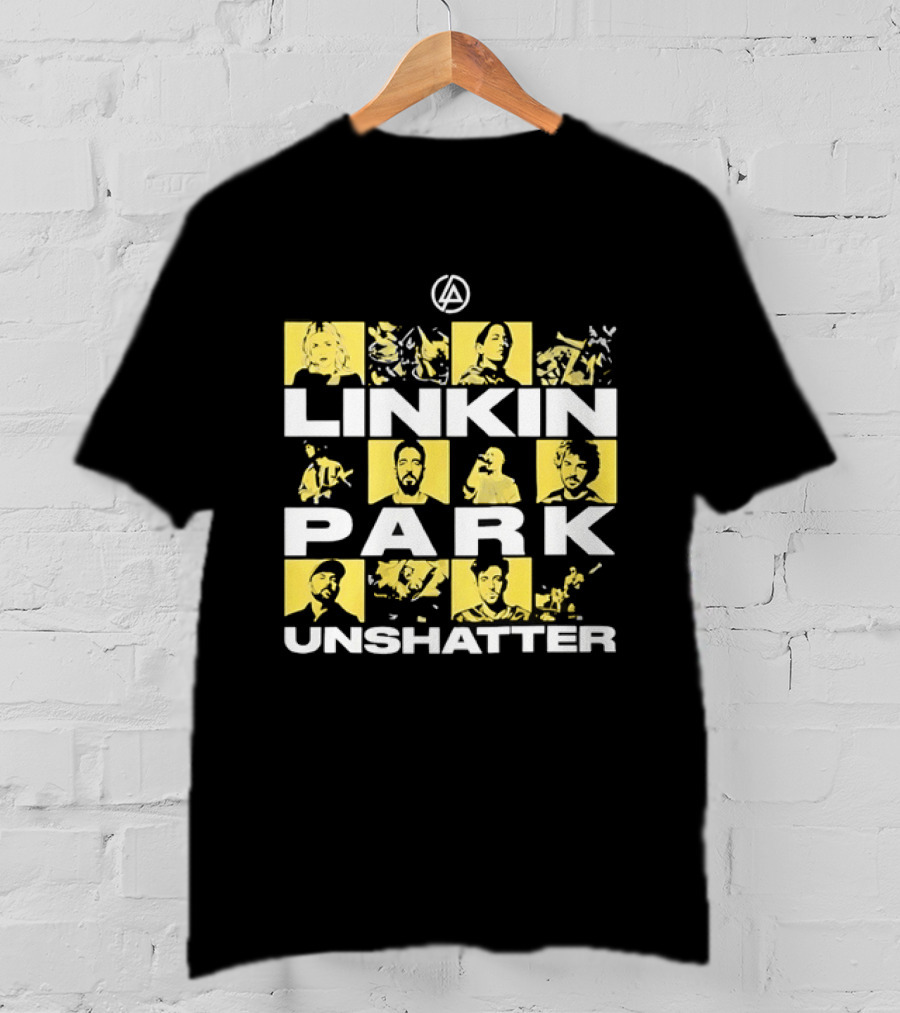 Linkin Park Unshatter Band Members Alternative Rock Compilation T-Shirt