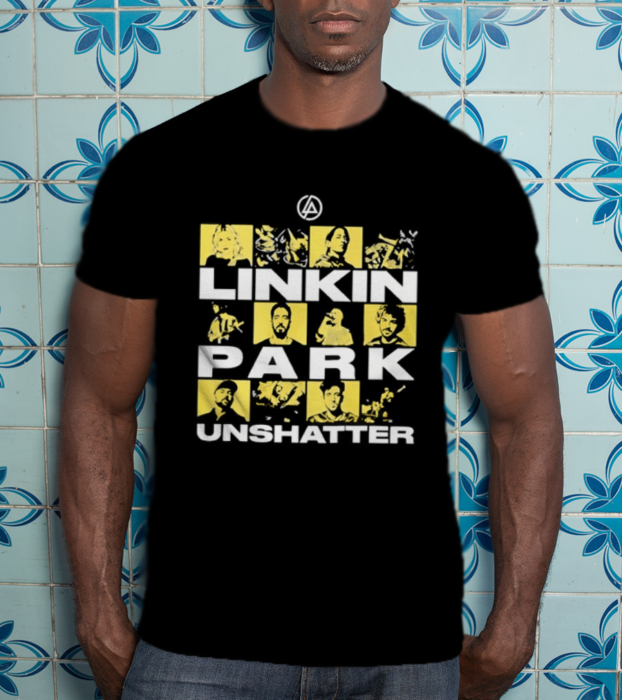 Linkin Park Unshatter Band Members Alternative Rock Compilation T-Shirt