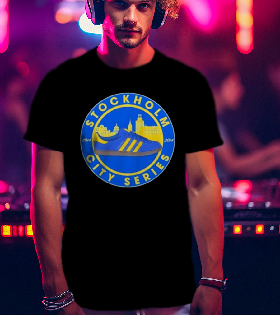 Stockholm City Series Adidas Sneaker 2014 Skyline T-Shirt
