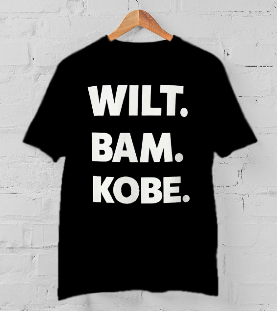 Wilt Chamberlain Bam Adebayo Kobe Bryant T-Shirt