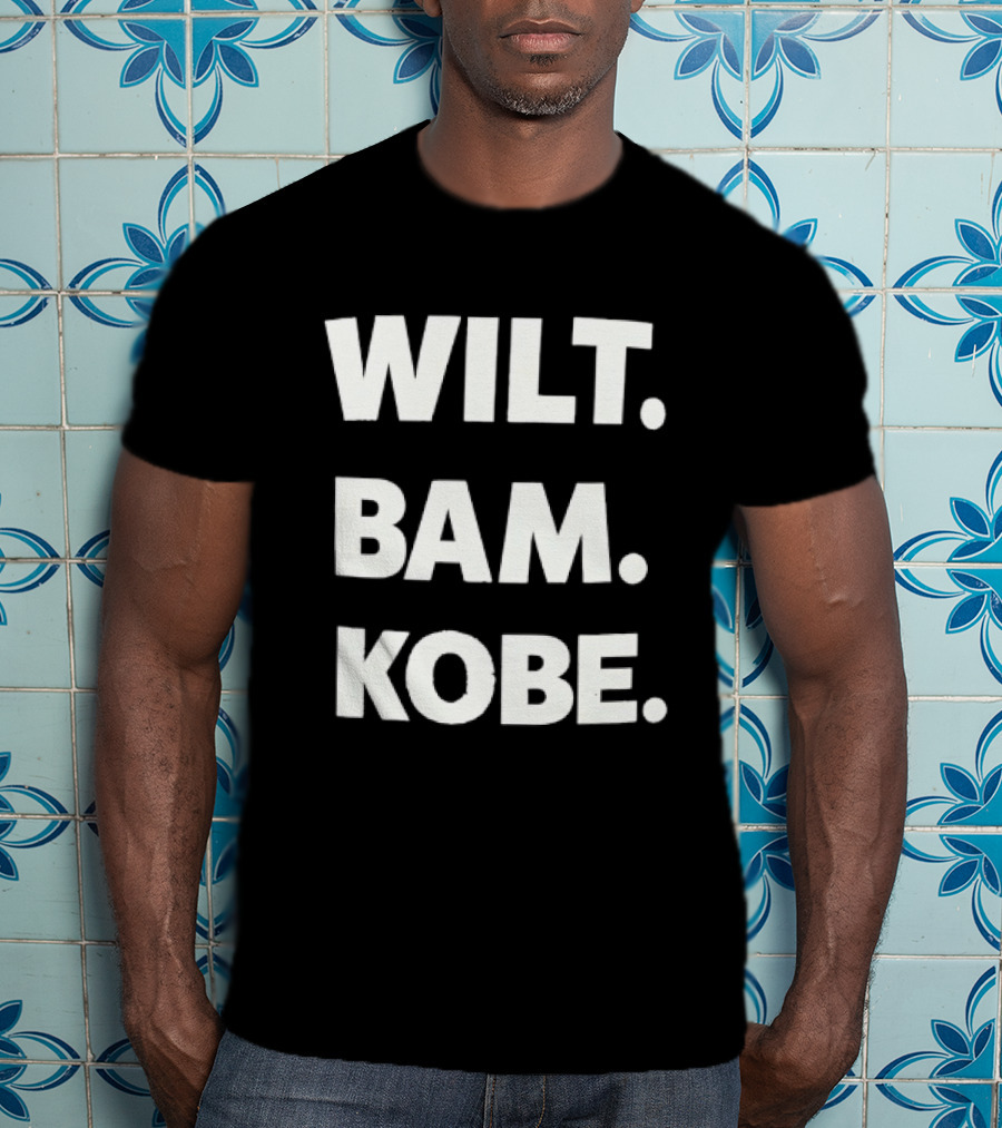 Wilt Chamberlain Bam Adebayo Kobe Bryant T-Shirt