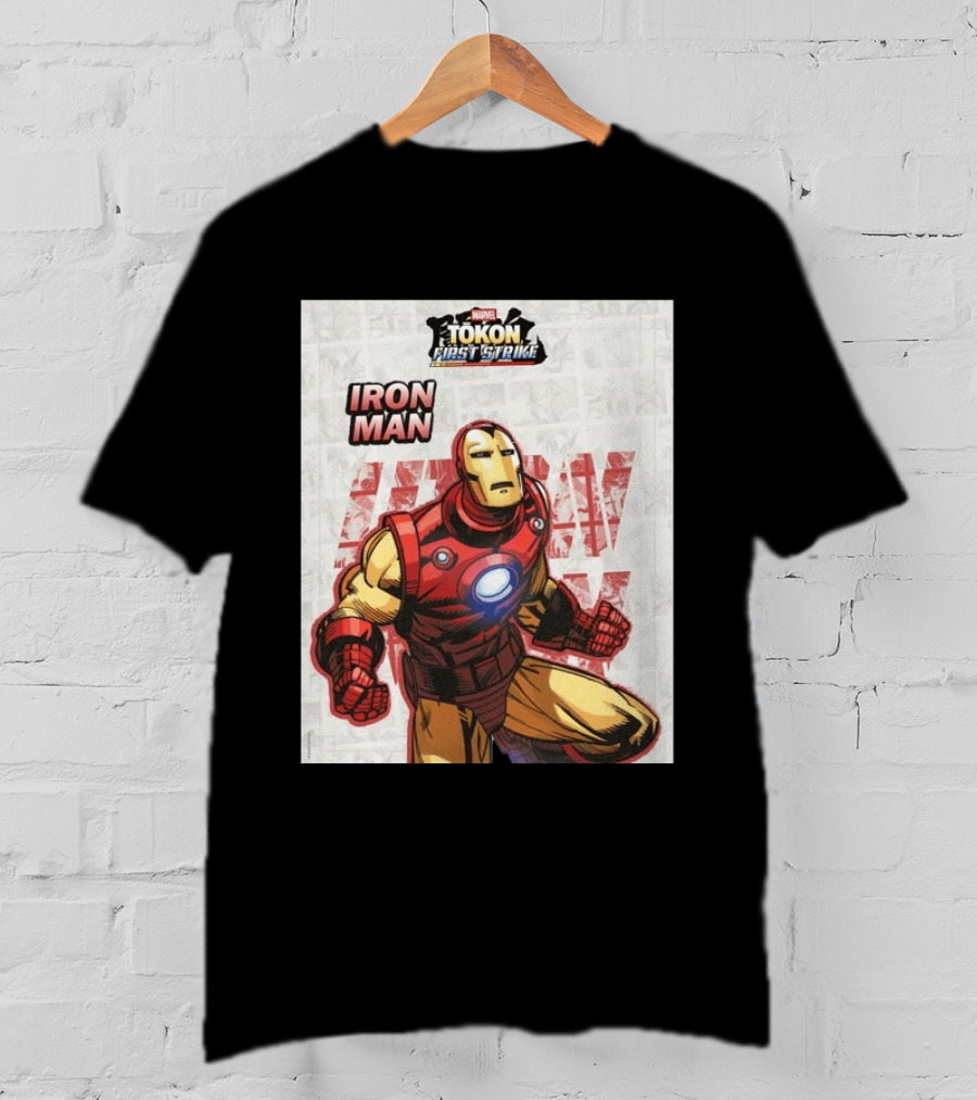 Marvel Tokon First Strike Iron Man Comic T-Shirt