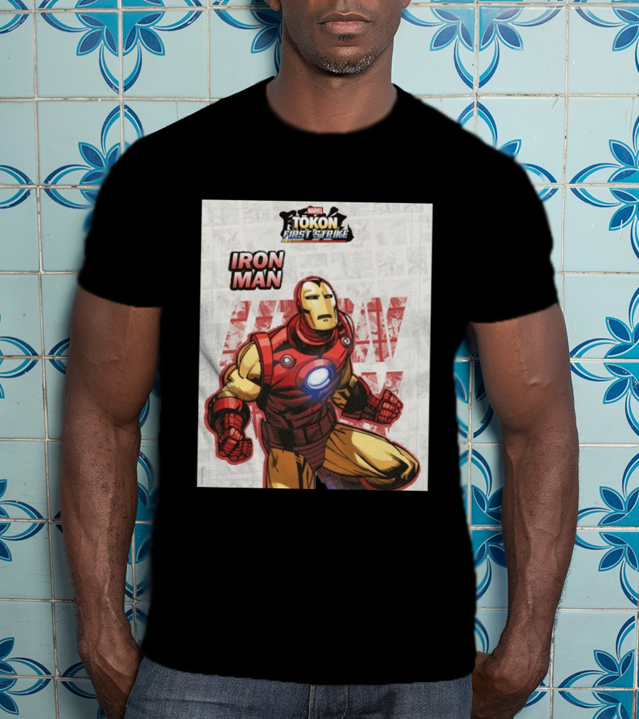 Marvel Tokon First Strike Iron Man Comic T-Shirt