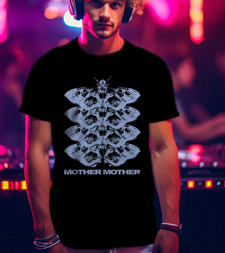 Mother Mother Moth Stack Indie Rock Band T-Shirt