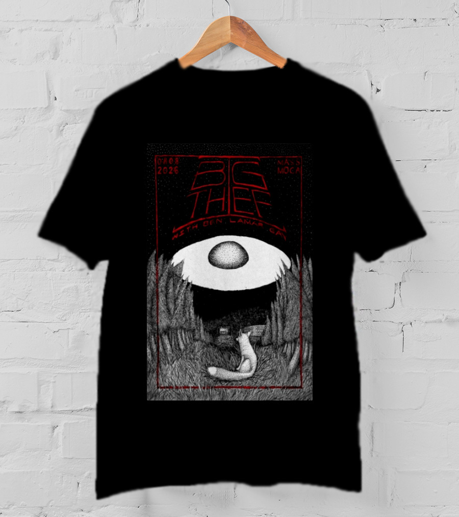 Big Thief North Adams MA August 8 2026 With Ben Lamar Gay MASS MoCA T-Shirt