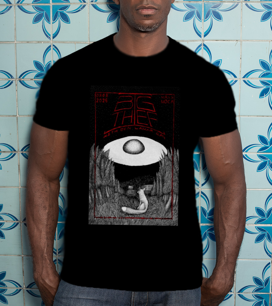 Big Thief North Adams MA August 8 2026 With Ben Lamar Gay MASS MoCA T-Shirt