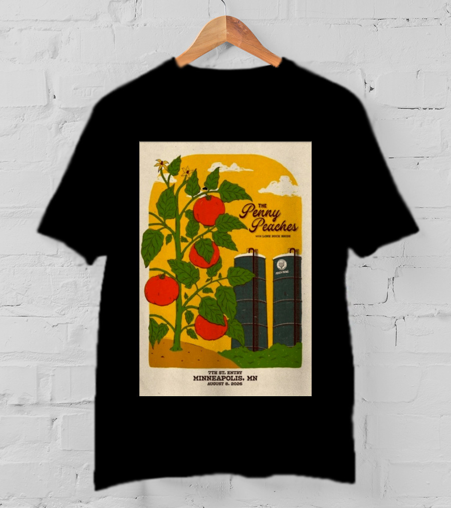 Penny Peaches With Loose Rope Series 7th Street Entry Minneapolis MN August 8 2026 T-Shirt