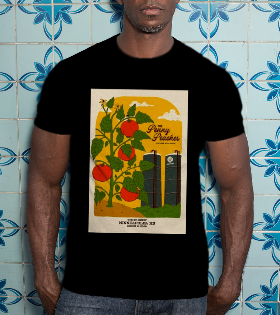 Penny Peaches With Loose Rope Series 7th Street Entry Minneapolis MN August 8 2026 T-Shirt
