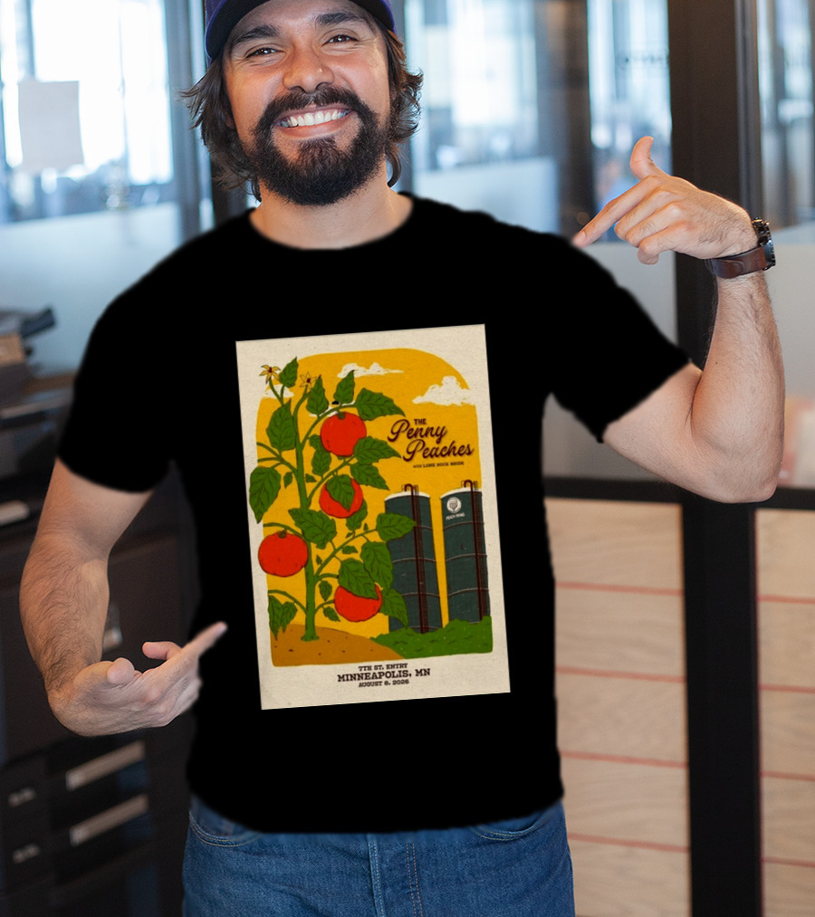 Penny Peaches With Loose Rope Series 7th Street Entry Minneapolis MN August 8 2026 T-Shirt