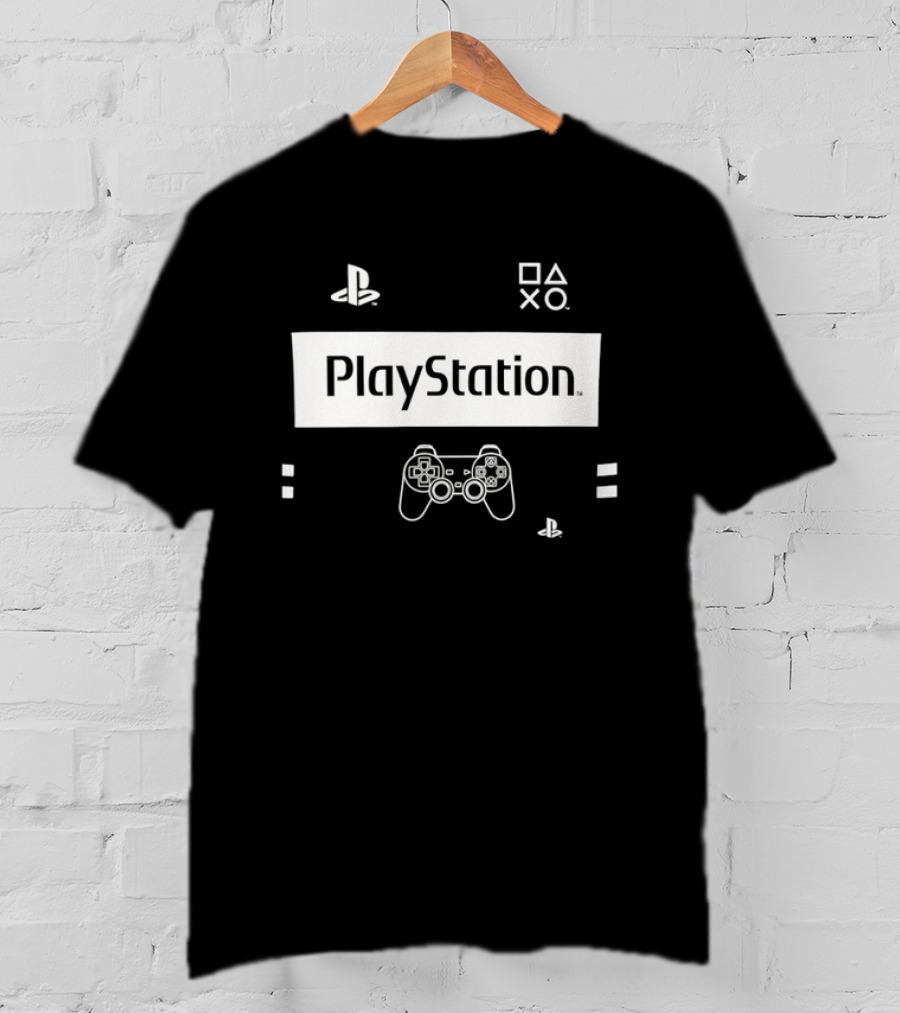 PlayStation Classic Icons Controller Gaming T-Shirt