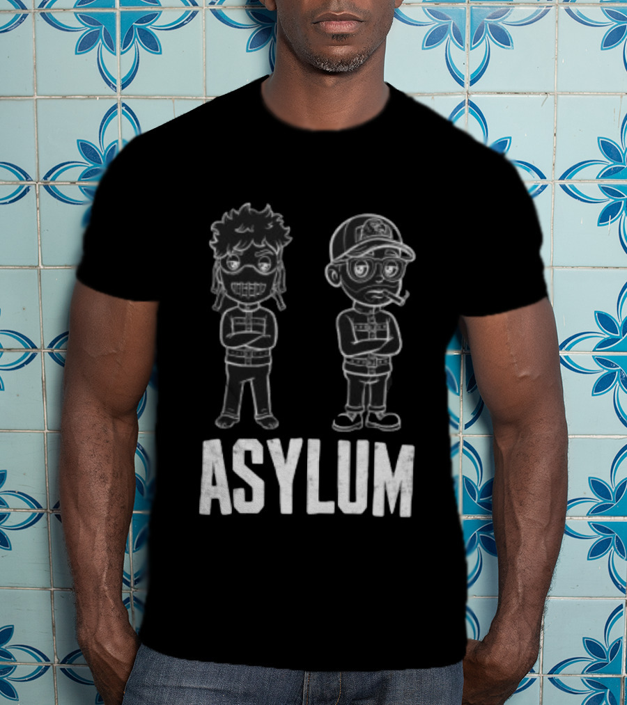 Asylum Remake Store Cartoon Characters T-Shirt