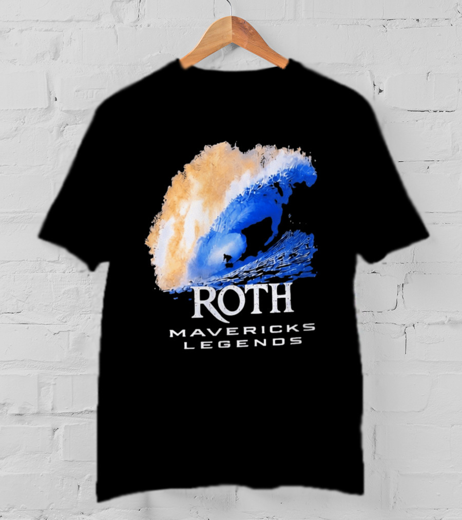 Roth Mavericks Legends Surfing Big Wave Iconography T-Shirt