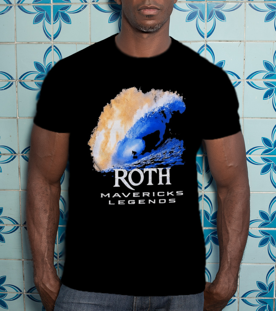 Roth Mavericks Legends Surfing Big Wave Iconography T-Shirt
