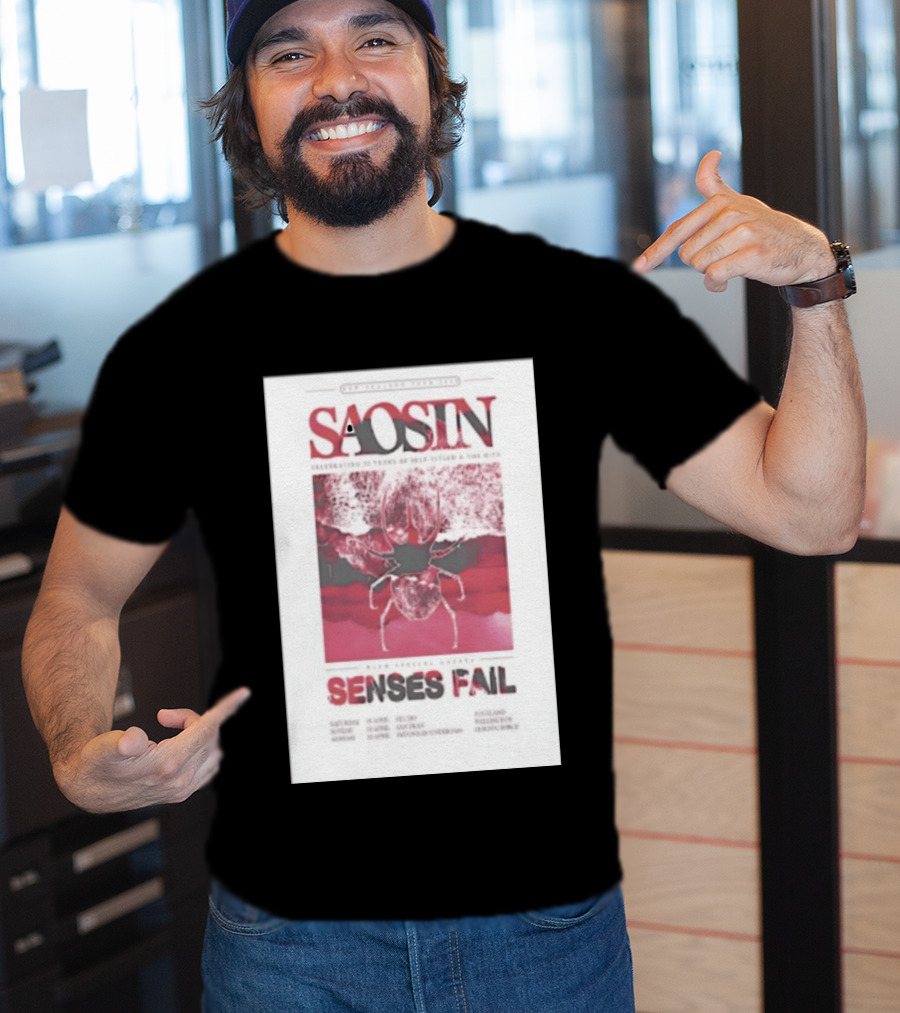 Saosin Sense Fail 2026 New Zealand Tour T-Shirt