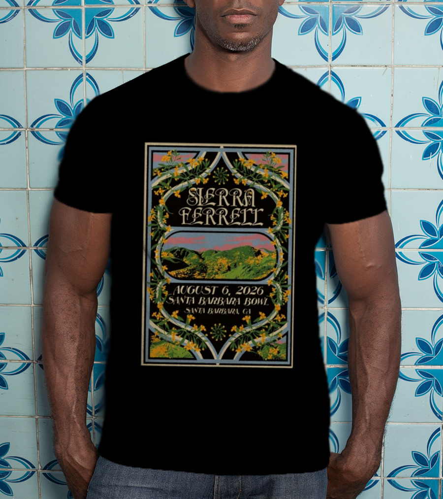 Sierra Ferrell August 6 2026 Santa Barbara Bowl Santa Barbara CA T-Shirt