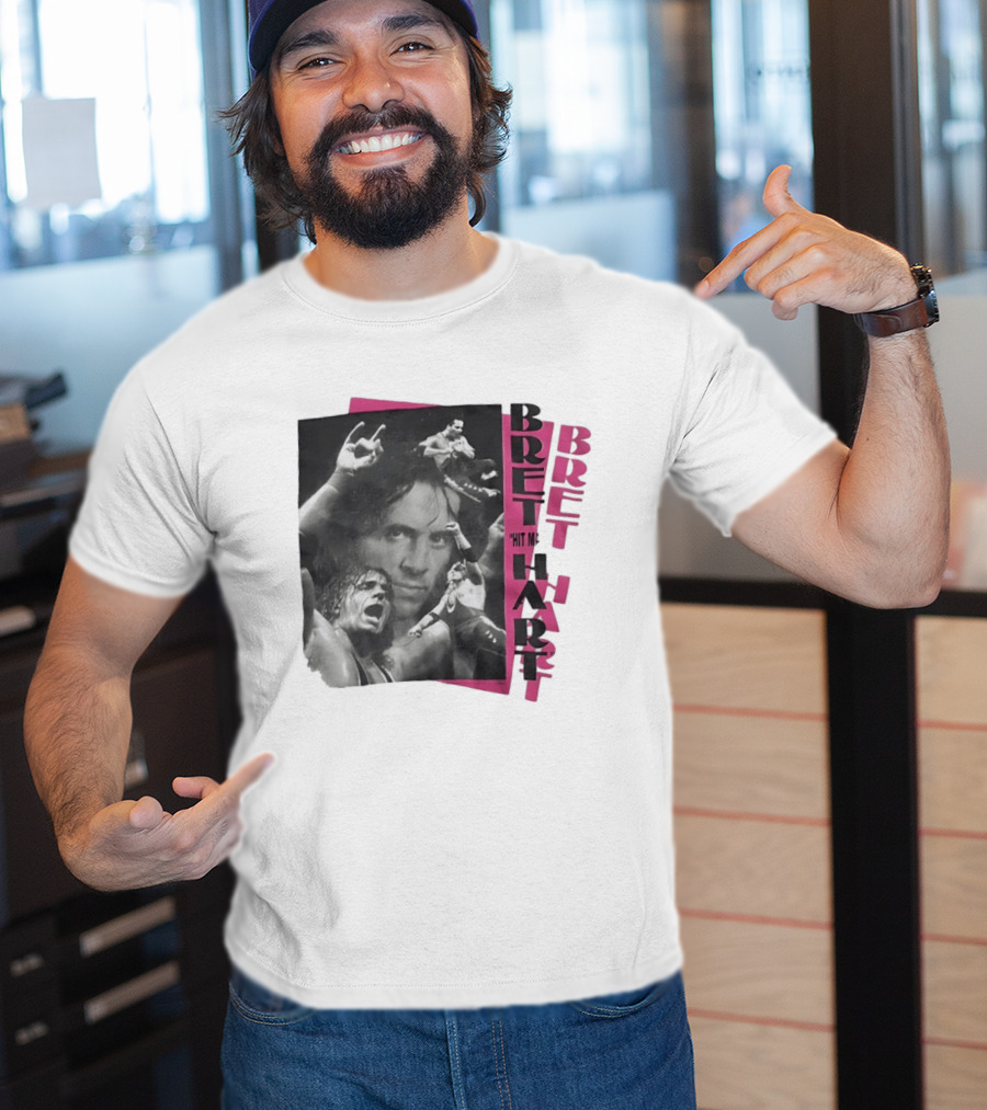 Bret Hit Man Hart WWF Wrestling Legend T-Shirt