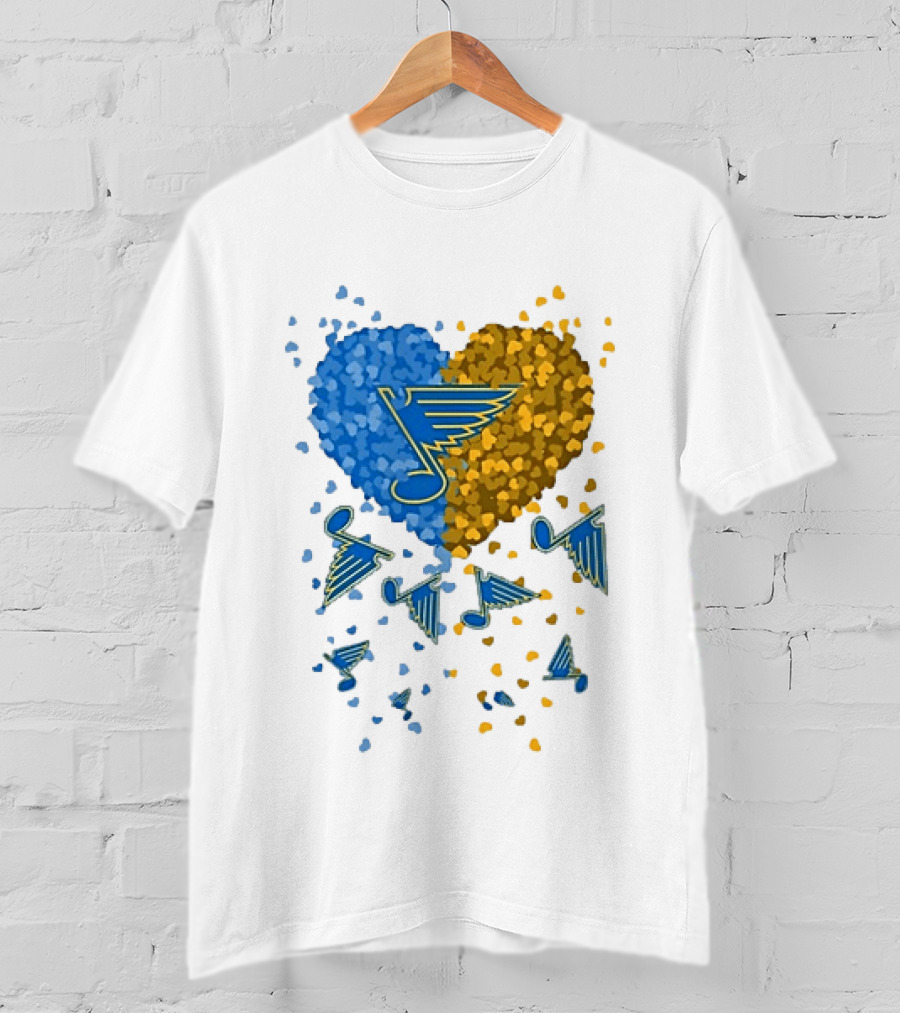 Classic St Louis Blues Heart NHL Hockey 2026 T-Shirt
