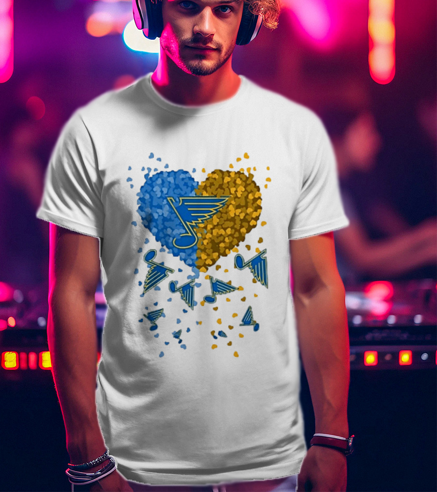 Classic St Louis Blues Heart NHL Hockey 2026 T-Shirt