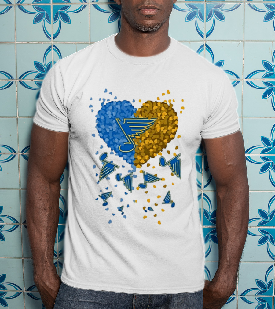 Classic St Louis Blues Heart NHL Hockey 2026 T-Shirt