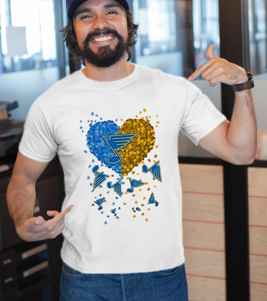 Classic St Louis Blues Heart NHL Hockey 2026 T-Shirt