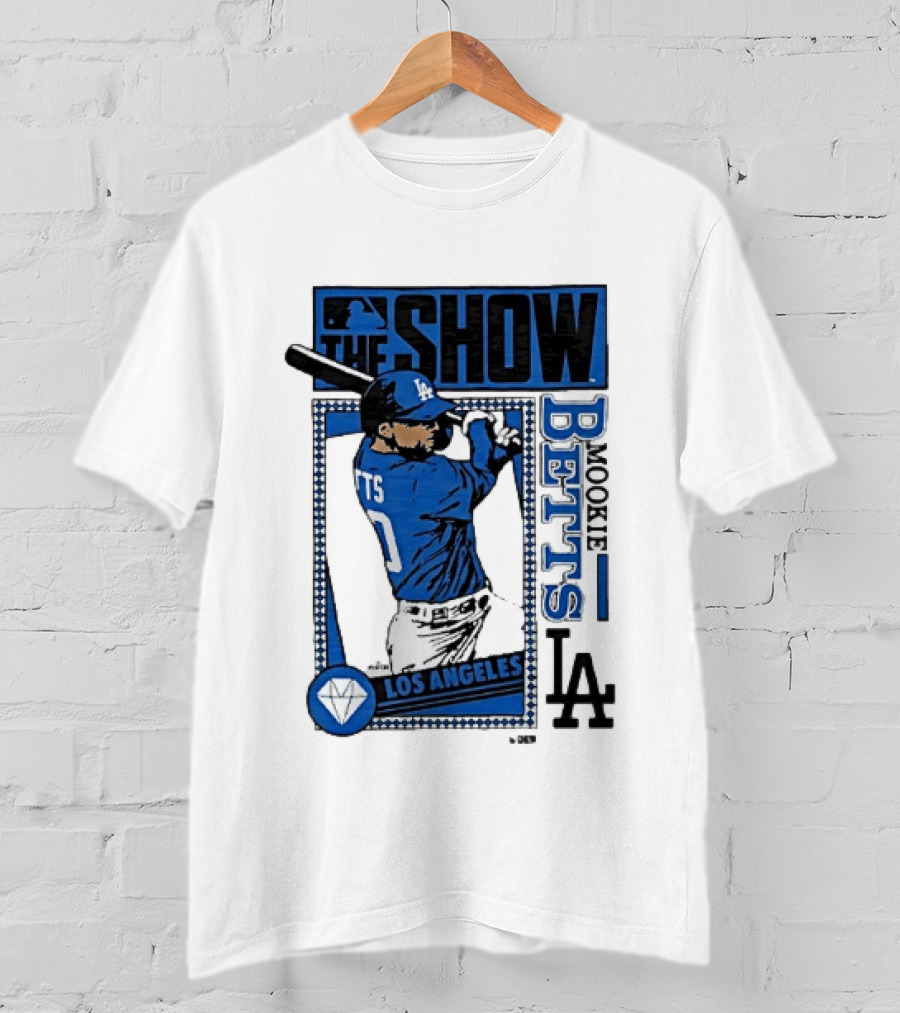 The Show Mookie Betts Los Angeles Dodgers MLB Baseball LA T-Shirt
