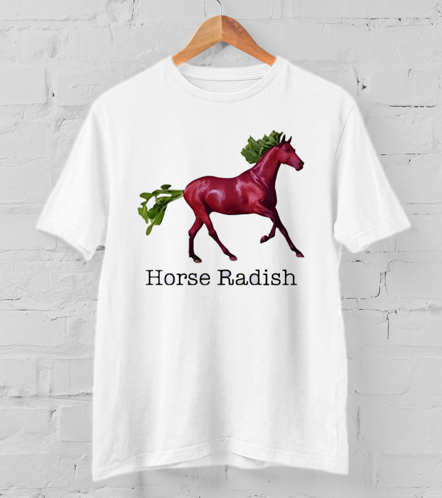 Horse Radish Vegetable Pun Humor T-Shirt