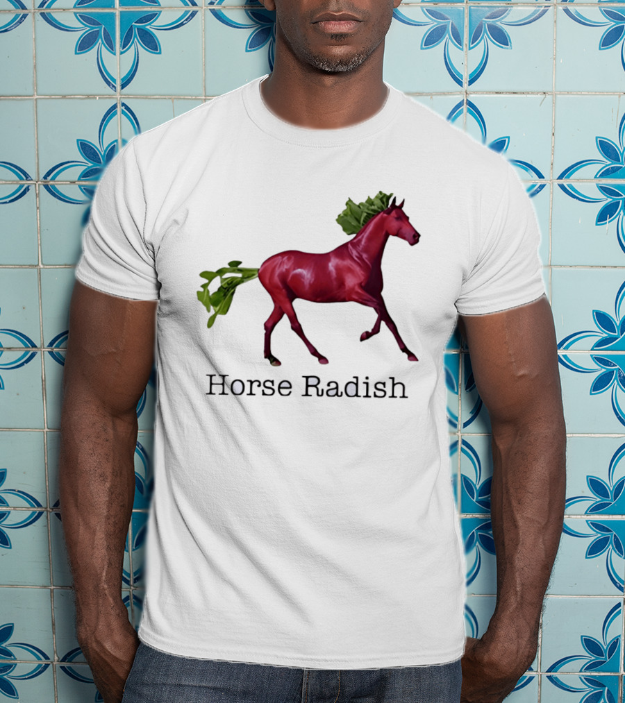 Horse Radish Vegetable Pun Humor T-Shirt
