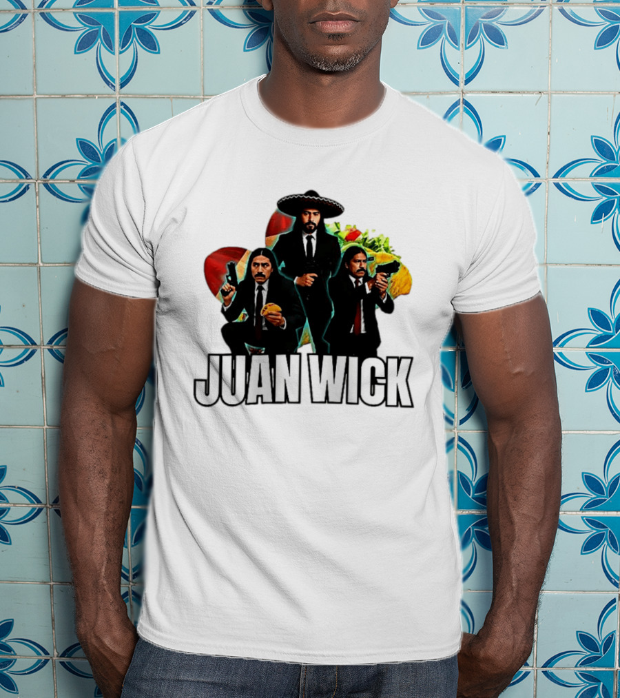 Juan Wick John Wick Taco Sombrero Mexican T-Shirt