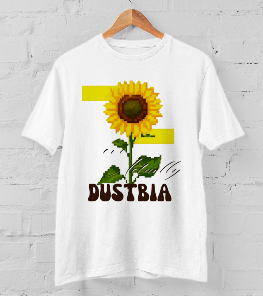 Love Actually Dustbia Pixel Sunflower T-Shirt