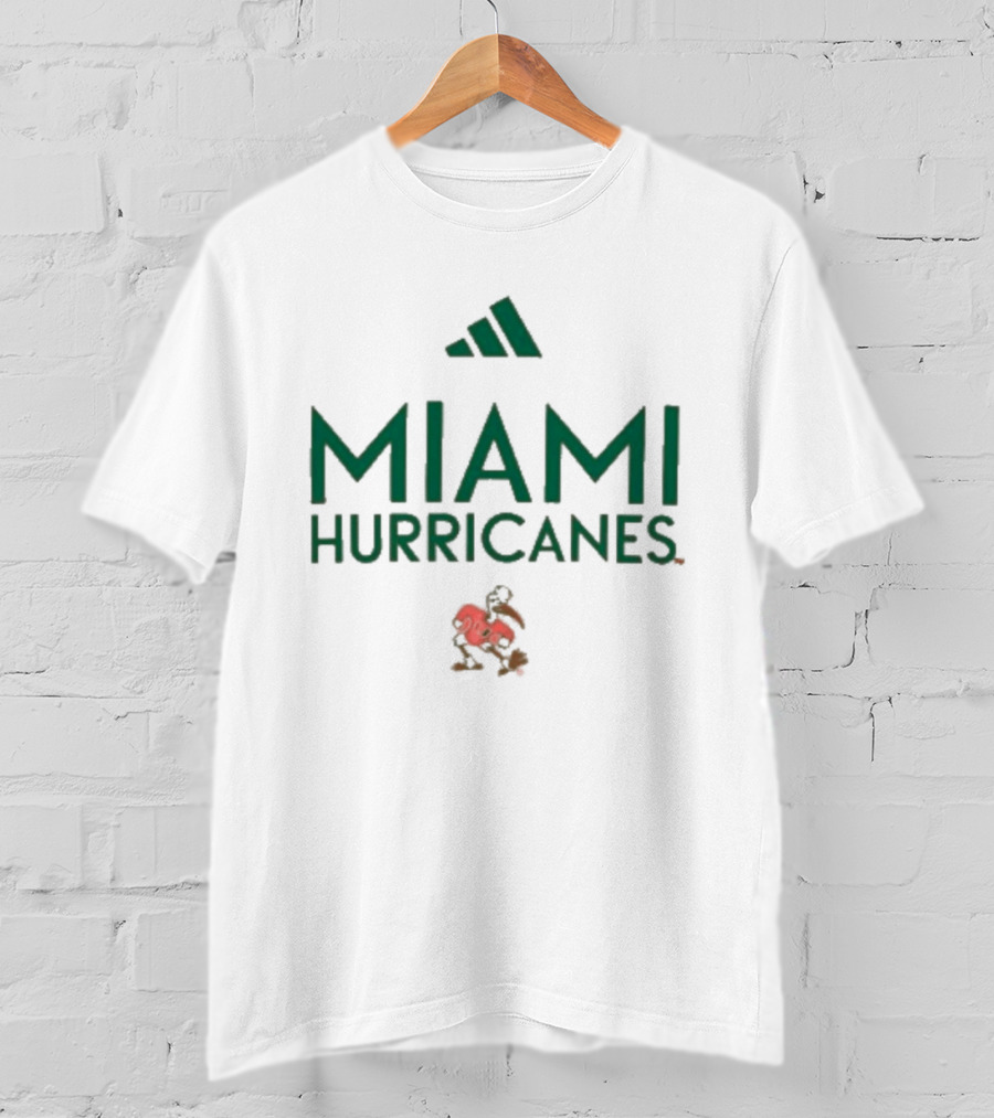 Miami Hurricanes Adidas T-Shirt