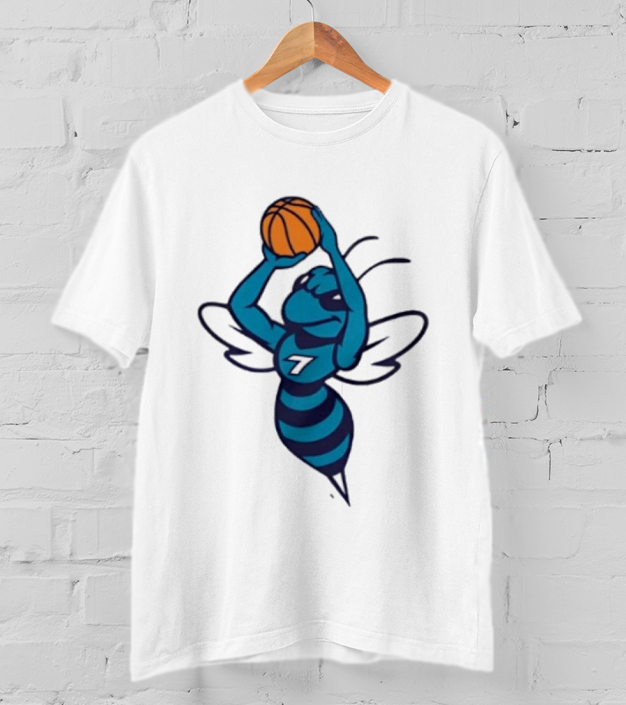 Original Charlotte Hornets Basketball Hornet Shooter T-Shirt