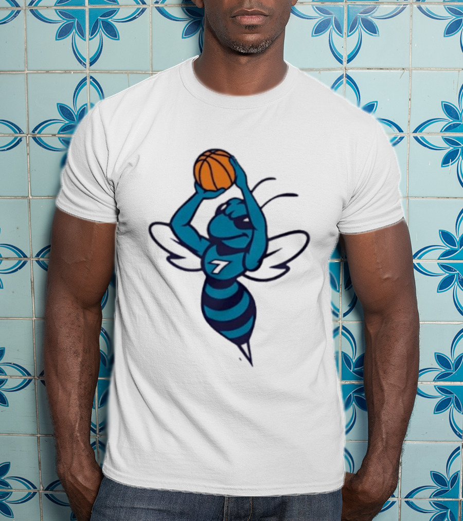 Original Charlotte Hornets Basketball Hornet Shooter T-Shirt
