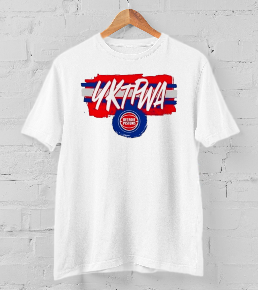 Yktpwa Detroit Pistons Celebration T-Shirt