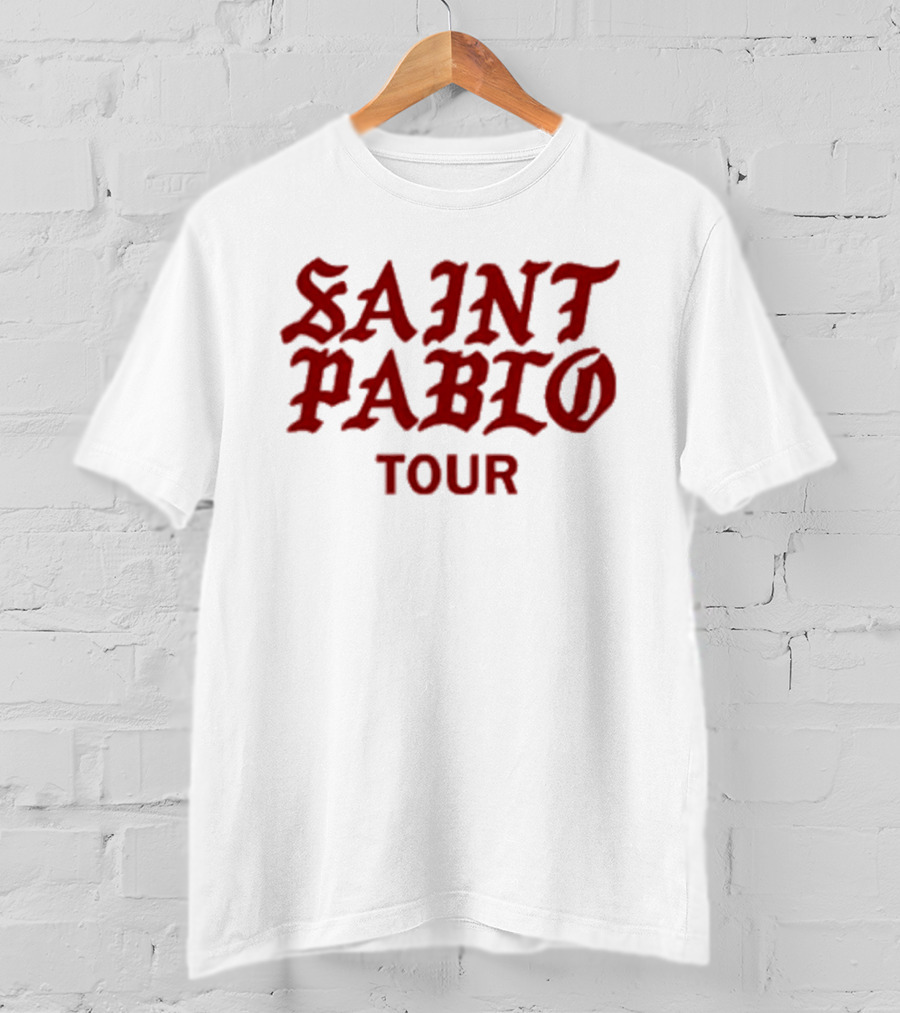 Saint Pablo Tour Official Merchandising T-Shirt